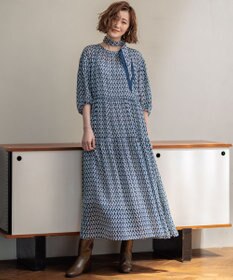 23区 【洗える】Ratti コラージュプリント ワンピース