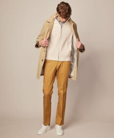 JOSEPH ABBOUD 【洗える】コットンバルキーニットブルゾン