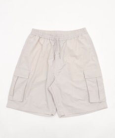 WEGO 【撥水/速乾/ウエストゴム/ユニセックス着用ITEM/MLサイズ展開】ナイロンイージーバギーカーゴショーツ