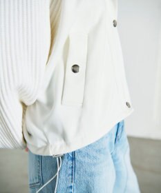 GRACE CONTINENTAL ニットコンビパーカー