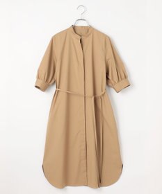 #Newans 【ANSWER for 骨格ストレート】バンドカラーシャツワンピース