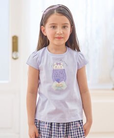 ANY KIDS シャラシャラ ビーズ入り Tシャツ
