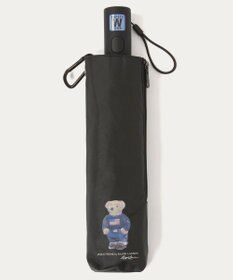 MOONBAT 【WEB限定/遮光率100%/遮熱/UV】POLO RALPH LAUREN（ポロ ラルフローレン）晴雨兼用日傘 ポロベア 無地 折りたたみ傘 自動開閉