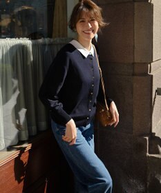 23区 【WEB&一部店舗限定】バイカラーデザイン 2WAY ニット