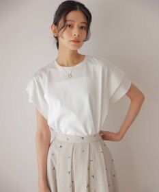 組曲 S GIZAコットンドルマンスリーブ Tシャツ