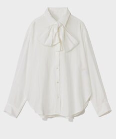 GRACE CONTINENTAL ボウタイシアーシャツ