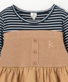 組曲 KIDS 【110-140㎝】ビスチェドッキング Tシャツ