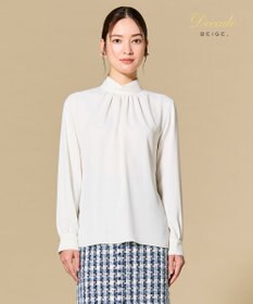 BEIGE， EVA / ハイネックロングスリーブブラウス