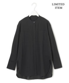 ICB 【WEB限定・洗える】ライクアウーブン バンドカラーカットソー