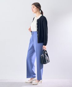 YECCA VECCA ラメ混クルーネックカーディガン