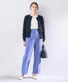 YECCA VECCA ラメ混クルーネックカーディガン