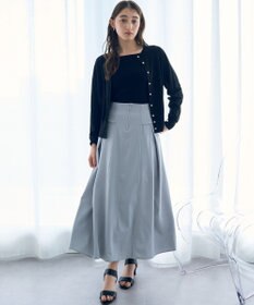 YECCA VECCA ラメ混クルーネックカーディガン