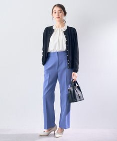 YECCA VECCA ラメ混クルーネックカーディガン