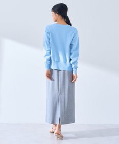 YECCA VECCA ラメ混クルーネックカーディガン