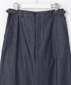 J.PRESS LADIES L 【洗える】ライトデニム セミワイド パンツ