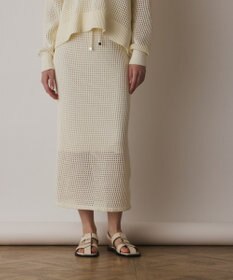 GRACE CONTINENTAL メッシュタイトニットスカート