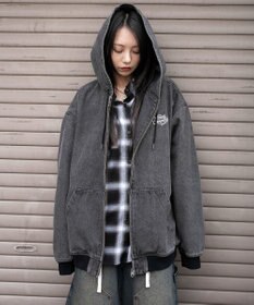 WEGO 【ユニセックス着用ITEM/MLサイズ展開】ワーカーズフードブルゾン