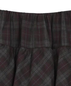 Green Parks ■ＥＳＣＡＲ　チェックペプラムフレアスカート