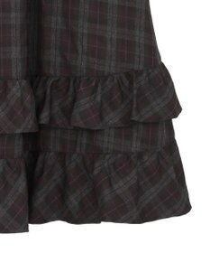 Green Parks ■ＥＳＣＡＲ　チェックペプラムフレアスカート