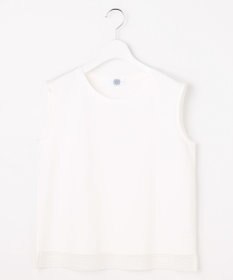 J.PRESS LADIES コットンスムース ノースリーブ カットソー