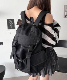 WEGO 【ユニセックス着用ITEM】3ポケットフラップリュック