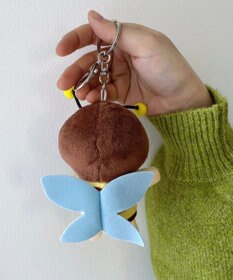 WEGO スリムたらこみつばちぬいぐるみキーホルダー
