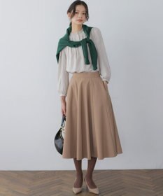 組曲 【ご好評につき追加予約 / 加藤ローサさん着用】ハンサムツイルフレア スカート