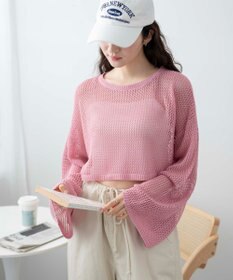 WEGO ショートメッシュニットプルオーバー