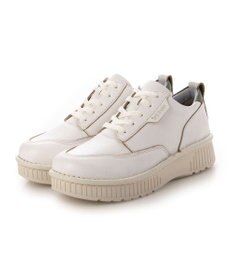 ing <ing>【サスティナブル】厚底レースアップスニーカー