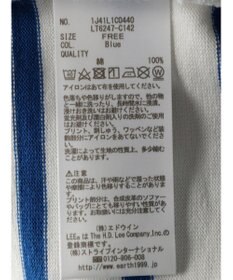 earth music&ecology Ｌｅｅ×ｅ．ｍ．ａ．ｅ　ＢＯＲＤＥＲ　Ｌ／Ｓ　ＴＥＥ