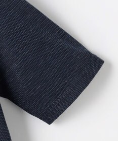 JOSEPH ABBOUD 【フランス産リネン×尾州の技術・清涼感】ノルマンディリネントップジャージー Vネック Tシャツ