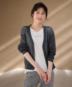 ANY メッシュカーディガン
