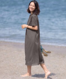 J.PRESS LADIES 【WEB限定】プレーティングジャージー ワンピース
