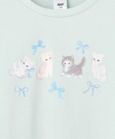 ANY KIDS 【綿100%】ネコアソート 長袖Tシャツ