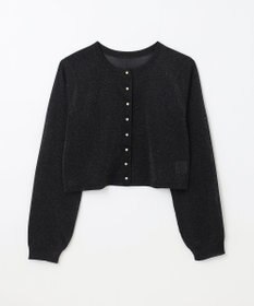 GRACE CONTINENTAL ラメシアーショートニットカーディガン