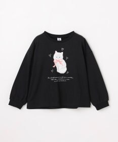 ANY KIDS 【綿100%】ネコアソート 長袖Tシャツ