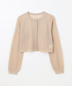 GRACE CONTINENTAL ラメシアーショートニットカーディガン