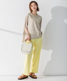 23区 【洗える】ALBINIジャージー バックフレア Tシャツ