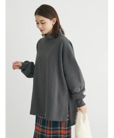 Green Parks Ｂｒｕｓｈｅｄ　タートル裏起毛チュニック