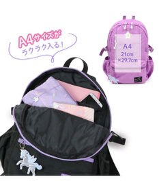 Mother garden マザーガーデン ユニコーン キッズ リュック ブラック リフレクターキーホルダー付き