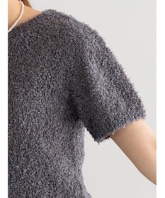 Te chichi テープヤーン前後2WAY5分袖カーディガン