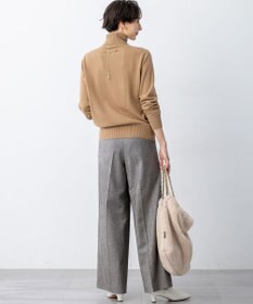 23区 L 【滝沢眞規子さん着用/Oggi掲載/洗える】ピュアカシミヤ タートルネック ニット