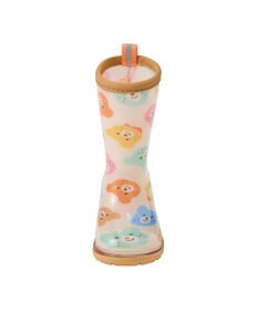 MIKI HOUSE HOT BISCUITS 【13-18cm】 カラフルビーンズ 総柄レインブーツ