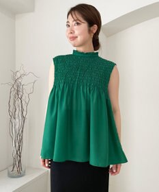 UNFILO 【WEB限定】シアーシャーリングブラウス