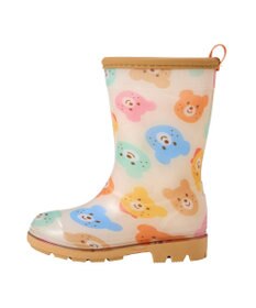 MIKI HOUSE HOT BISCUITS 【13-18cm】 カラフルビーンズ 総柄レインブーツ