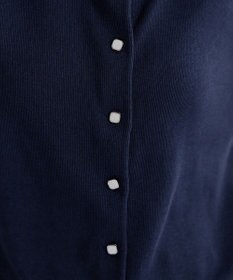 Tiaclasse  【洗える】ハーフスリーブサマーニットカーディガン