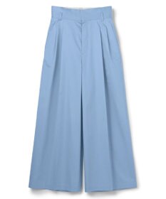 uncrave コットンクロスプレーン ワイドトラウザー