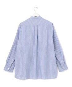 J.PRESS YORK STREET 【UNISEX】タイプライターストライプ バンドカラーシャツ