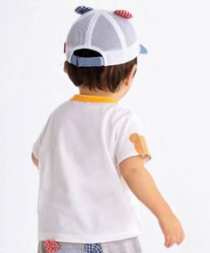 MIKI HOUSE HOT BISCUITS 【44-52cm】 顔ドン メッシュキャップ