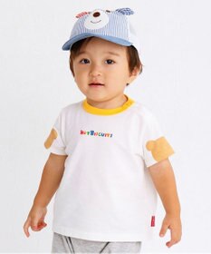 MIKI HOUSE HOT BISCUITS 【44-52cm】 顔ドン メッシュキャップ